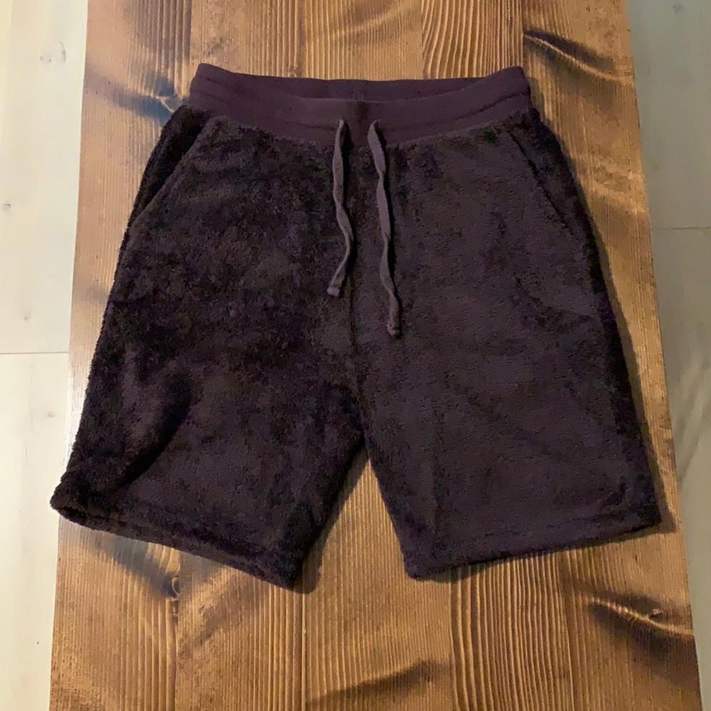 ASOS Fleece Sweatshorts (burgundy/maroon)